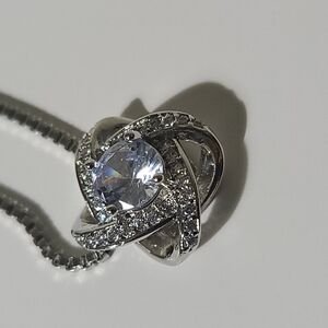 Elegant Silver Pendant Necklace